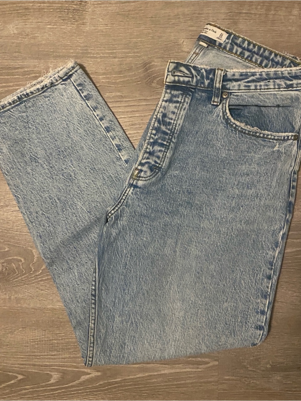 Abercrombie & Fitch The Dad High Rise Curve Love